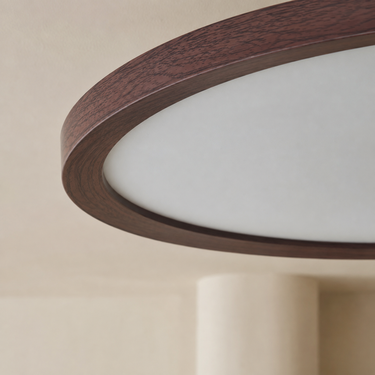 Ondaris Japandi Holz Deckenleuchte