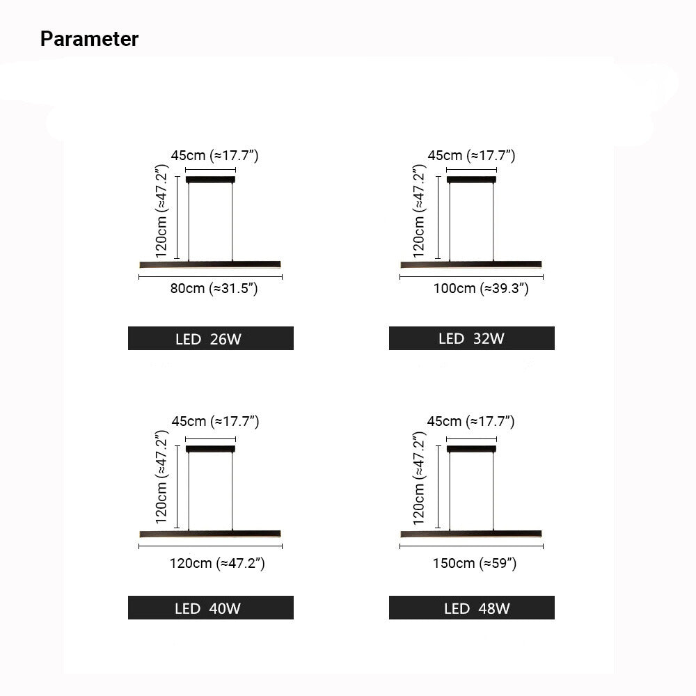 Velmora Linear Metall Pendelleuchte