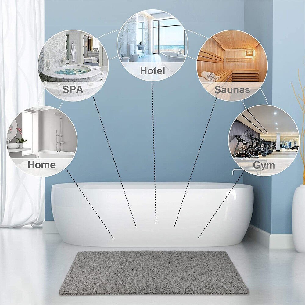 Orvanel Minimalistisch PVC Duschmatte