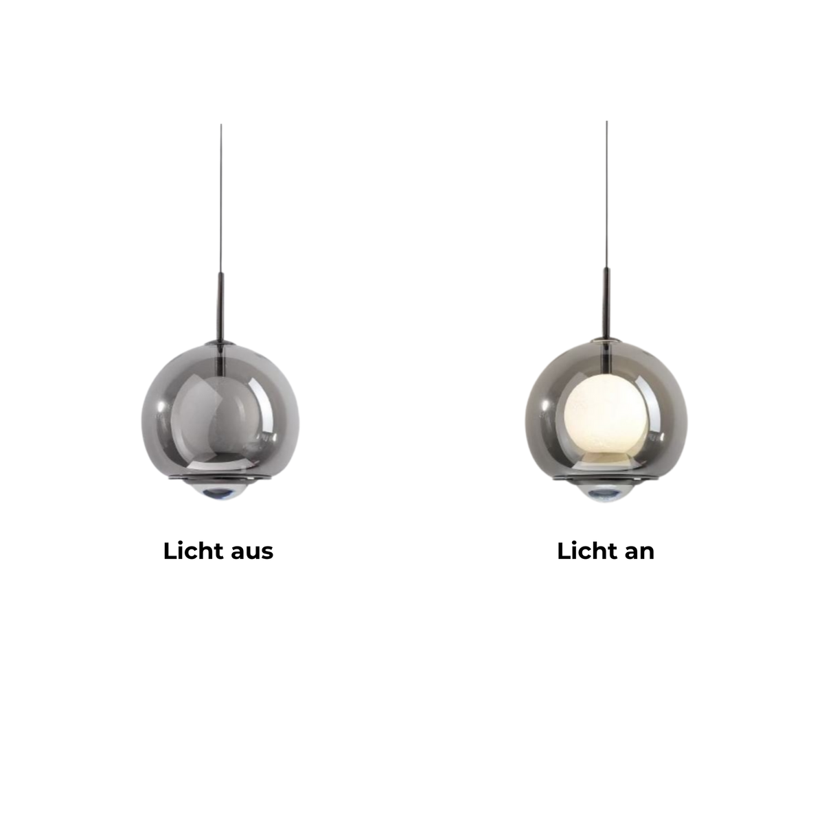Oriventa Minimalistisch Glas Pendelleuchte