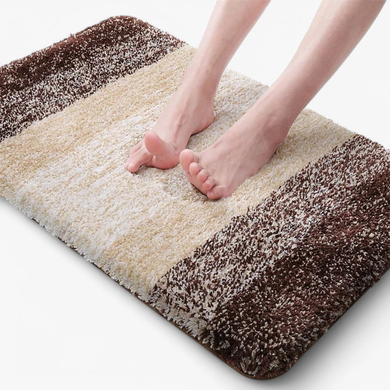 Fenvalo Farbverlauf Hochflor Badematte