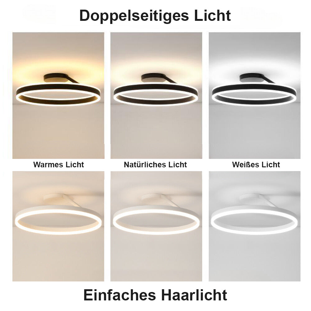Corvela Minimalistisch Metall Ring-Deckenleuchte