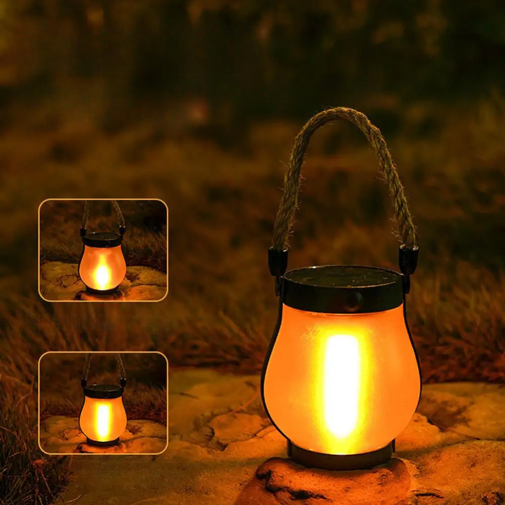 Pavenra Vintage Kunststoff Solar-Laterne