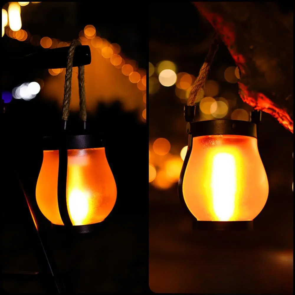 Pavenra Vintage Kunststoff Solar-Laterne