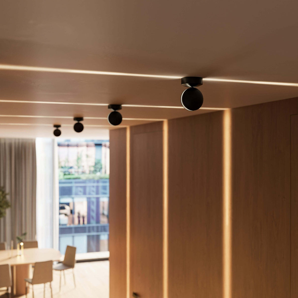 Zelvaro Minimalistisch Aluminium Wandleuchte