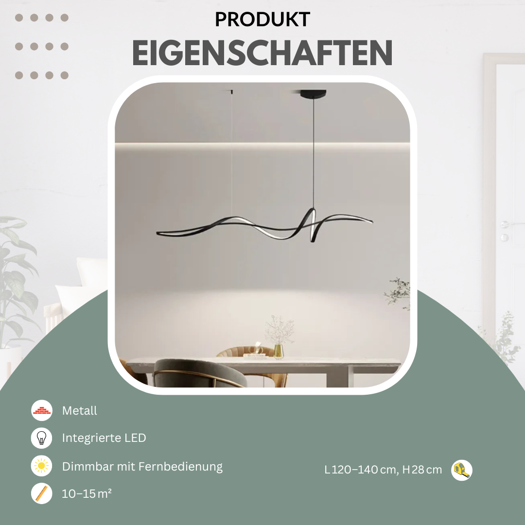 Cordelva Modern Metall Design-Pendelleuchte