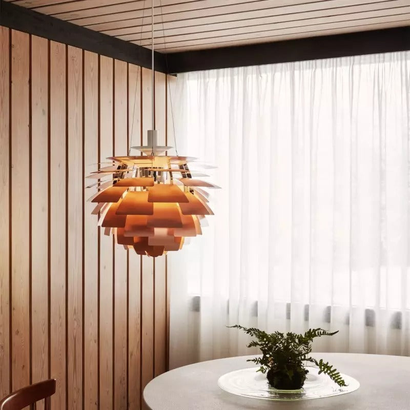 Moderne Artischocken-Metall-Pendelleuchte