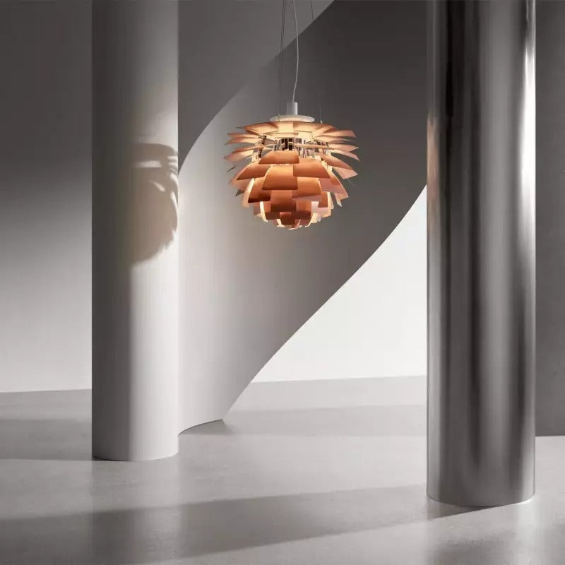 Moderne Artischocken-Metall-Pendelleuchte