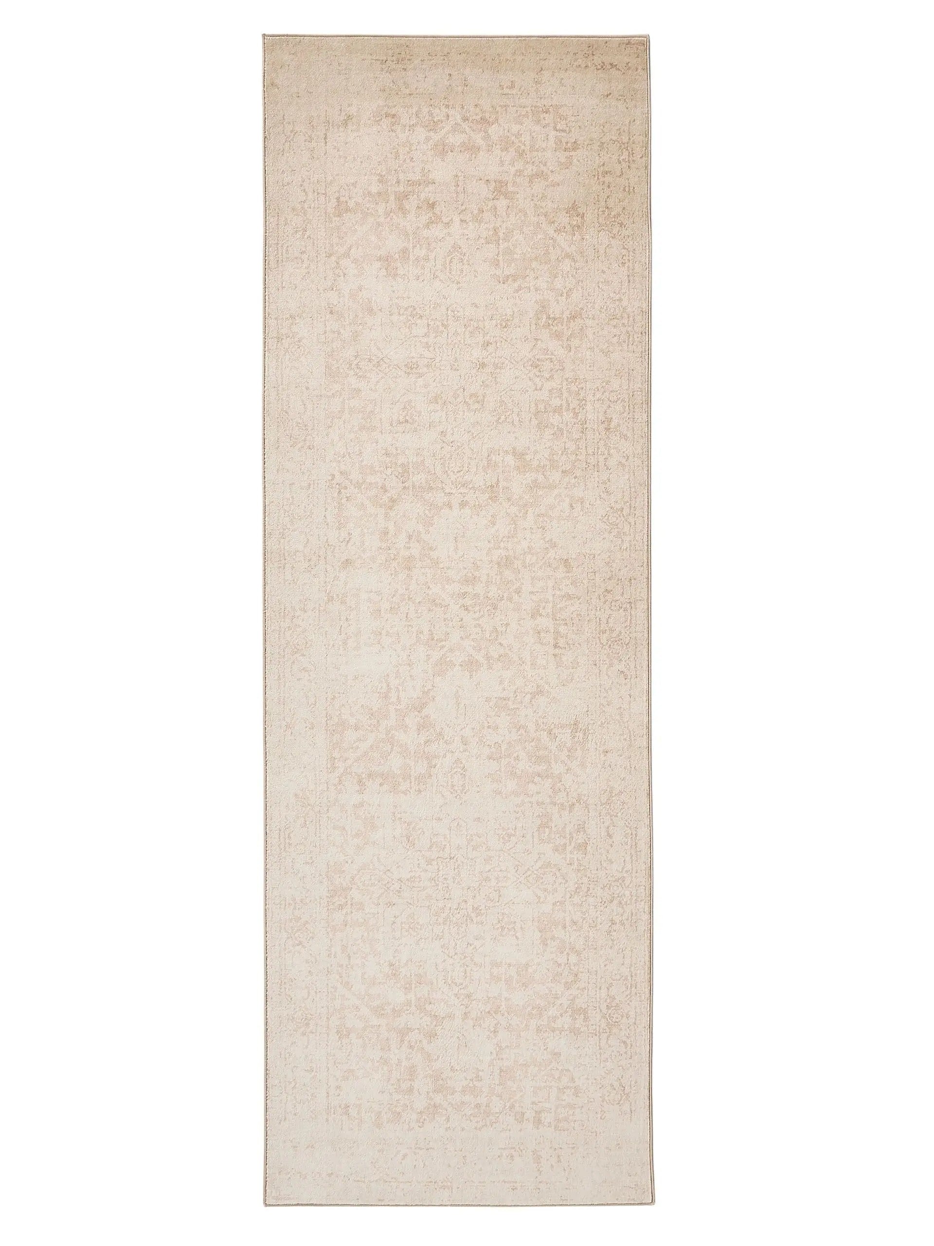 Waschbarer Teppich 200x300 für Wohnzimmer Schlafzimmer rund 200 cm Beige Grau Taupe