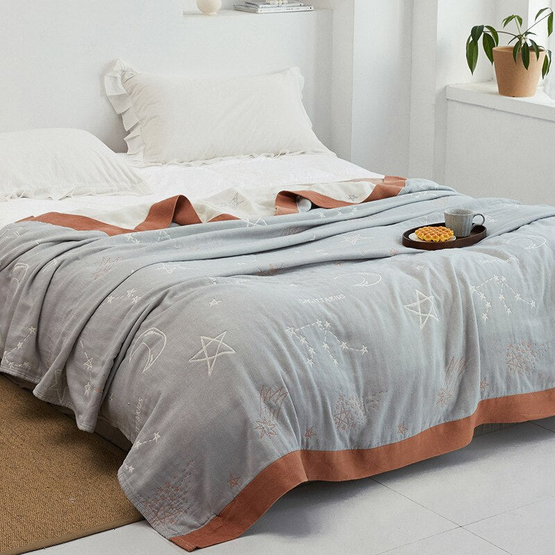 Weiche Japanische Decke für Sofa-Aster Selection