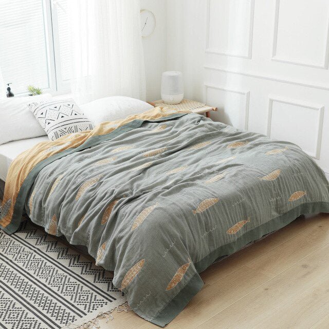 Premium-Baumwolldecke mit elegantem Design-Aster Selection