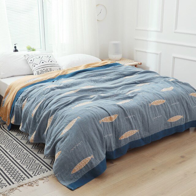 Weiche Japanische Decke für Sofa-Aster Selection