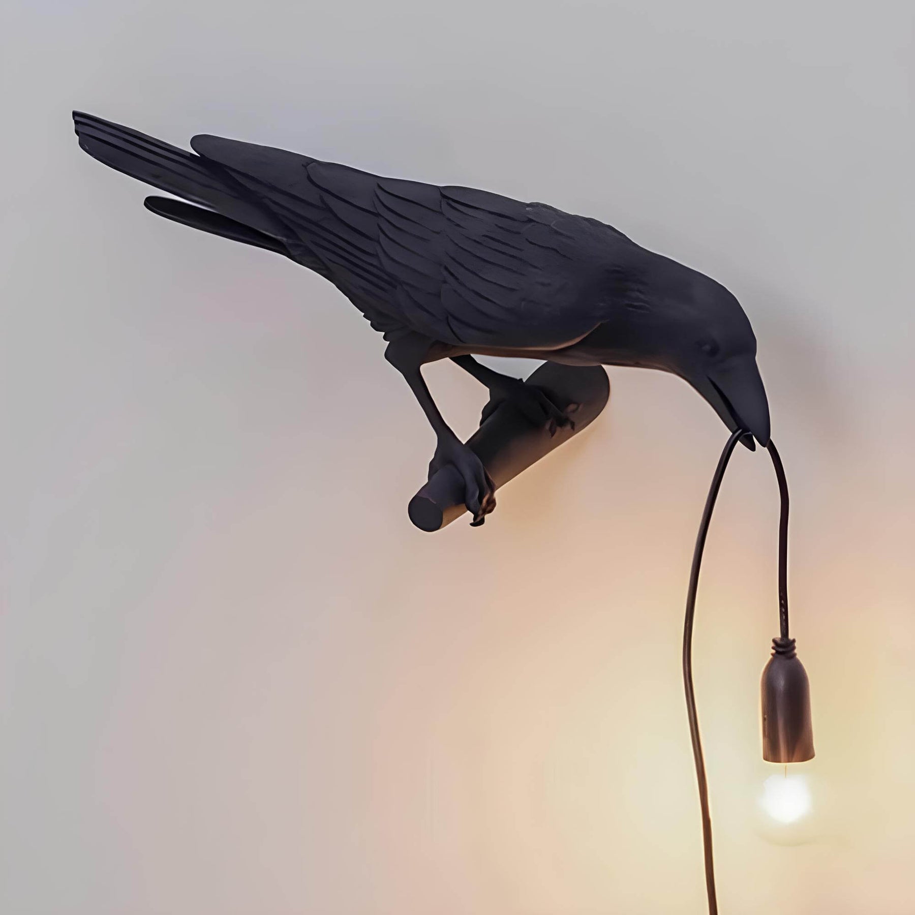 Artistic Crow LED - Wandlampe