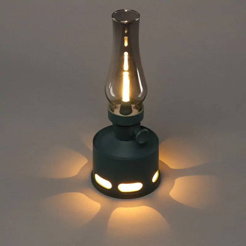 Vintage LED tafellamp met retro charme