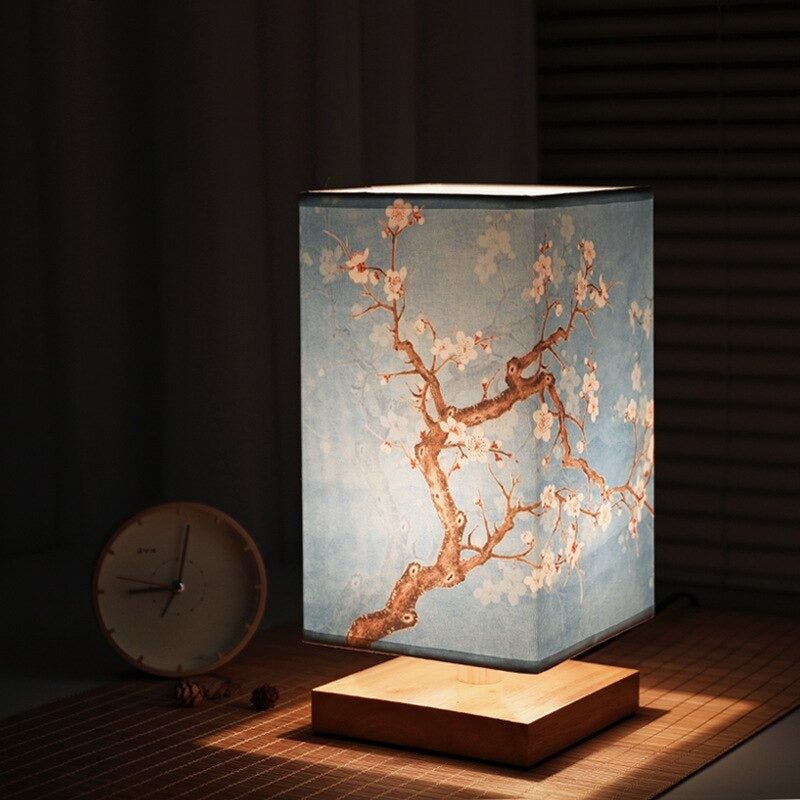 Lampe de table LED japonaise-scandinave