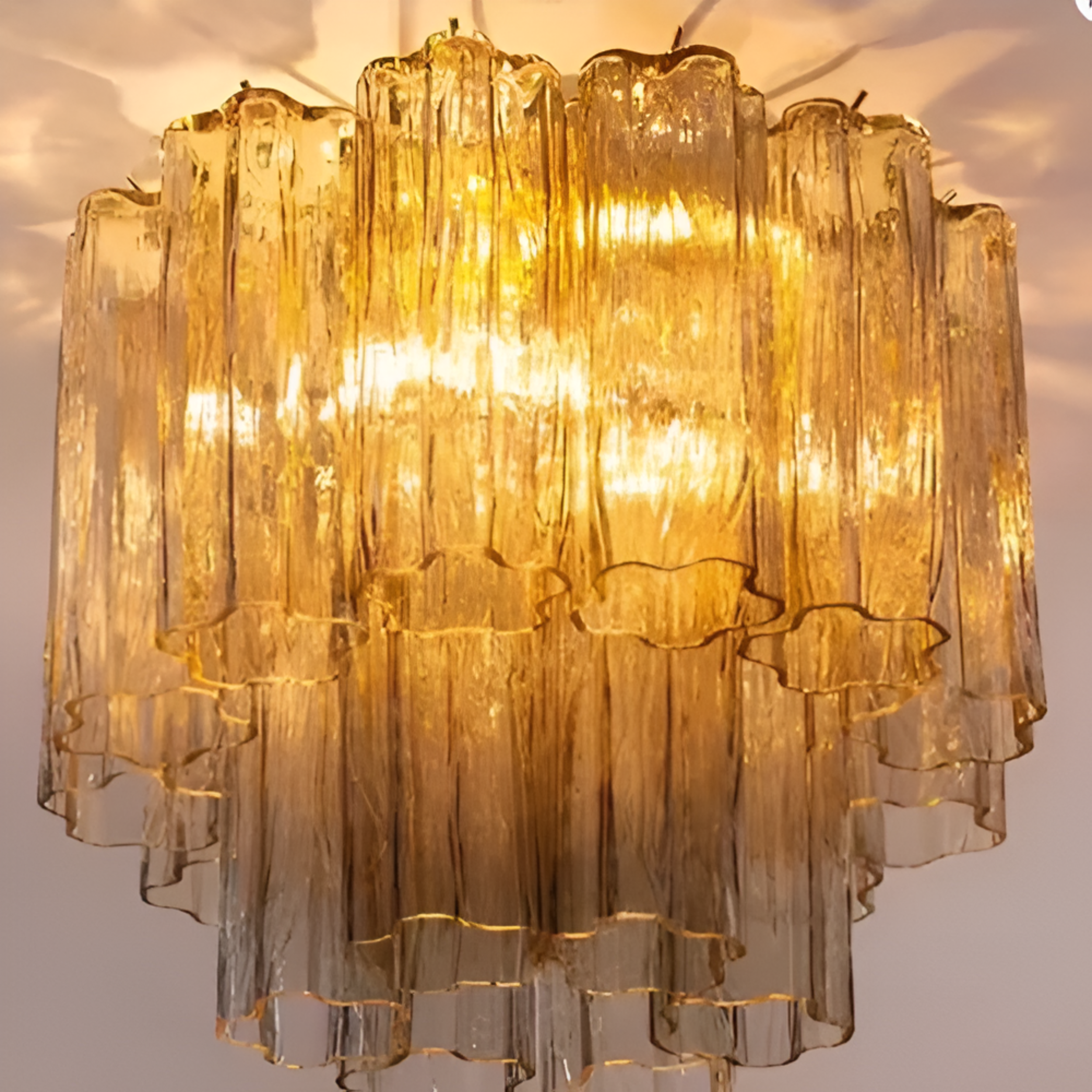 Aster Maison | Runde rauchglas pendelleuchte