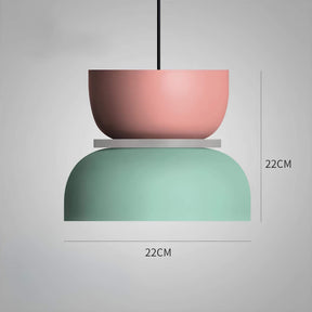 Scandinavische macaron plafondlamp