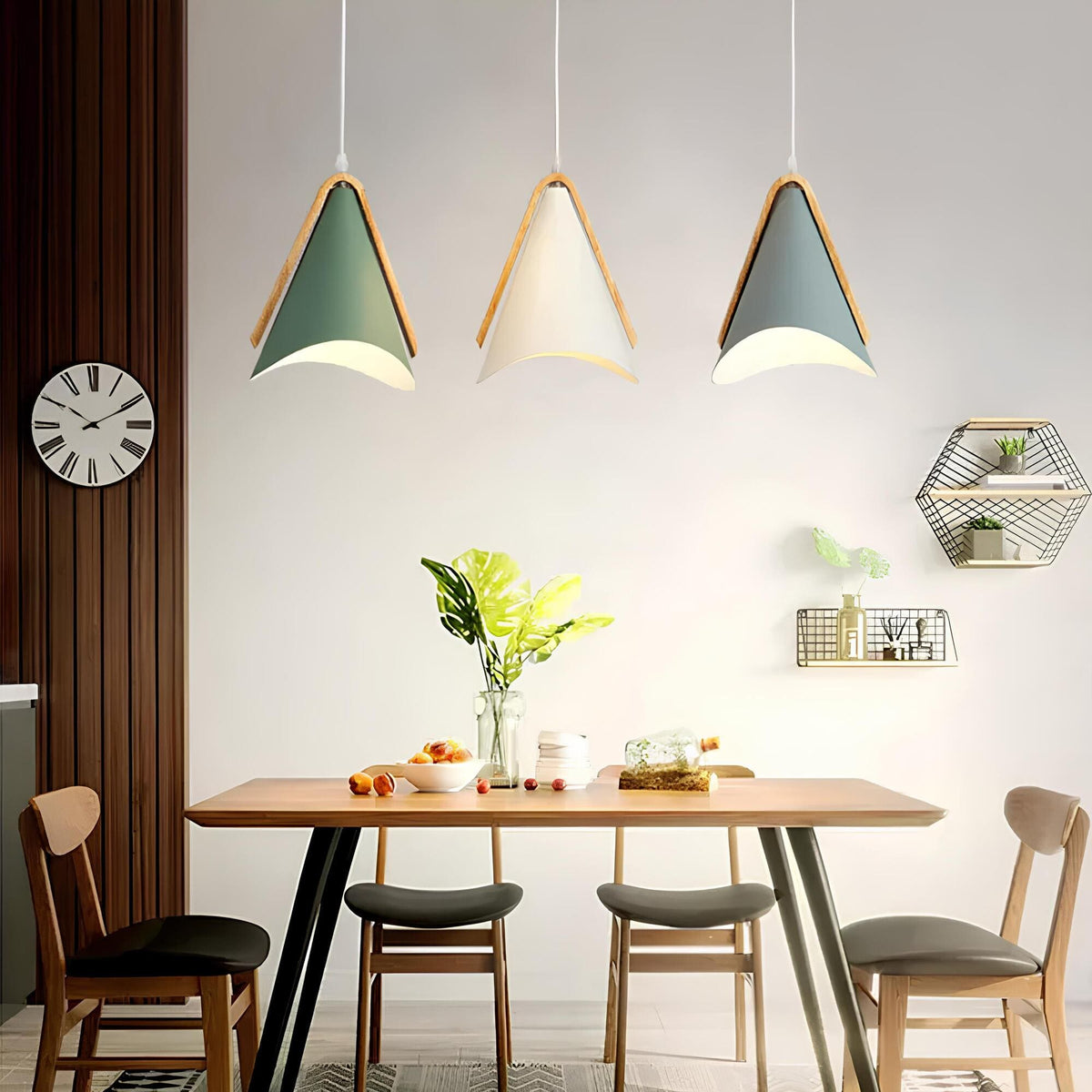 Luminaire rustique moderne