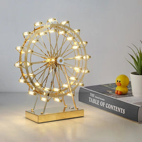 Moderne LED-Tischlampe im Ferris-Wheel-Design