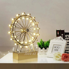 Lampe de table LED moderne au design de la grande roue