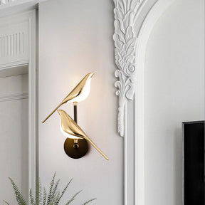 LumiBird – Applique murale oiseau LED scandinave