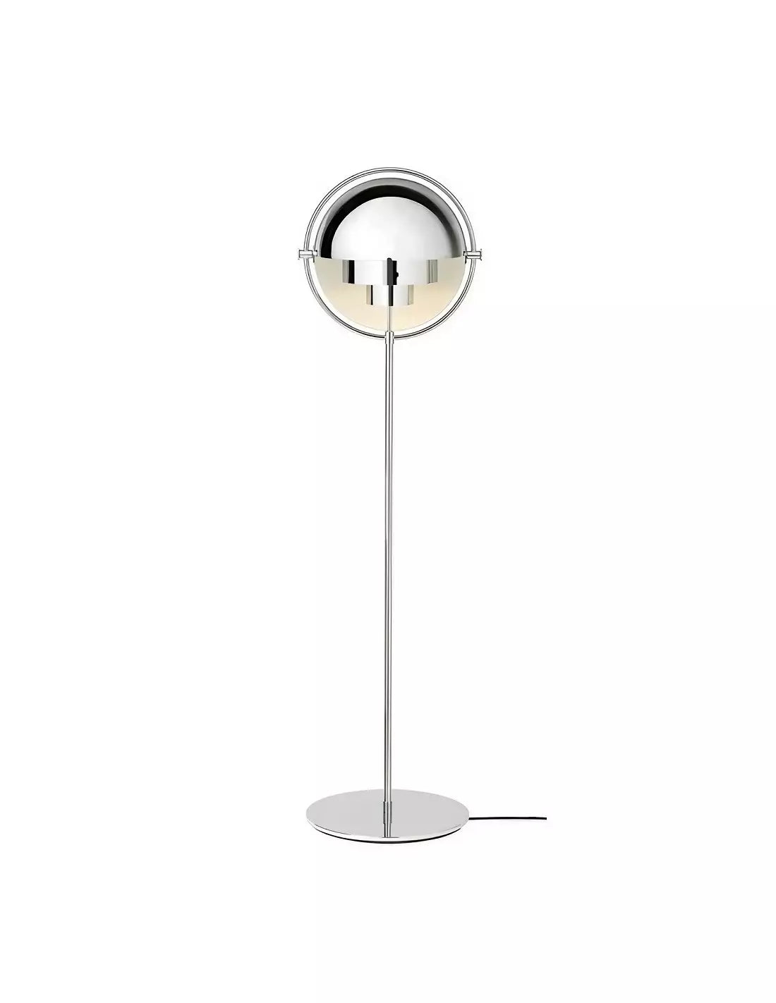 Moderne skulpturale Stehlampe für Wohnzimmer aus Metall im stilvollen Design für Interior