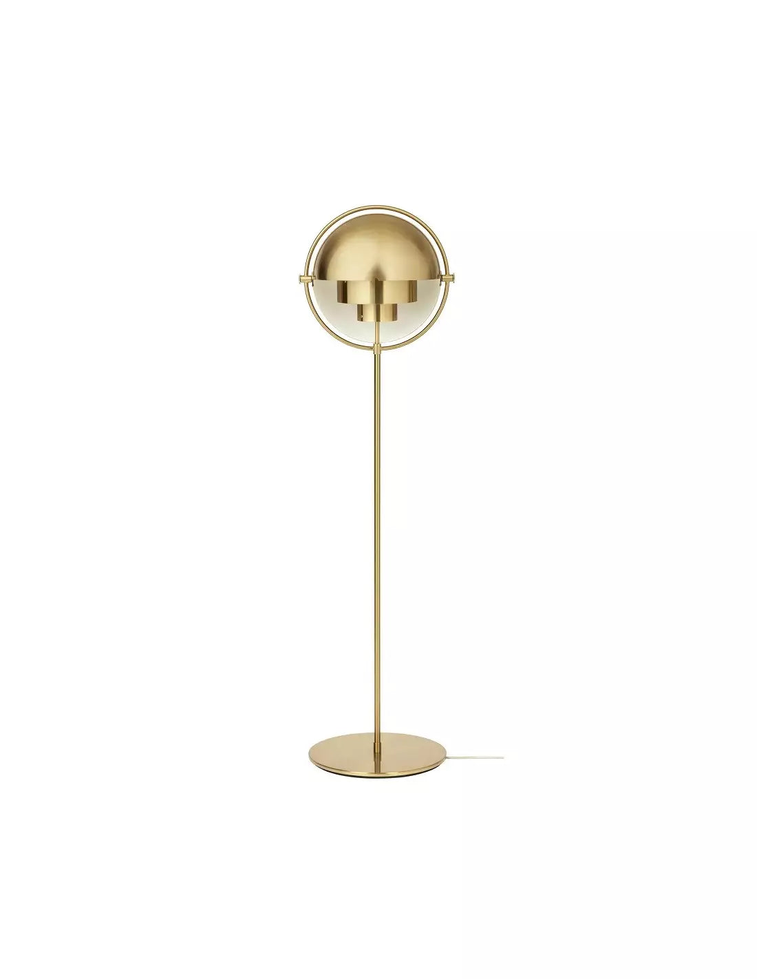 Moderne skulpturale Stehlampe für Wohnzimmer aus Metall im stilvollen Design für Interior
