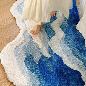 Tapis vinyl vagues Poséidon 