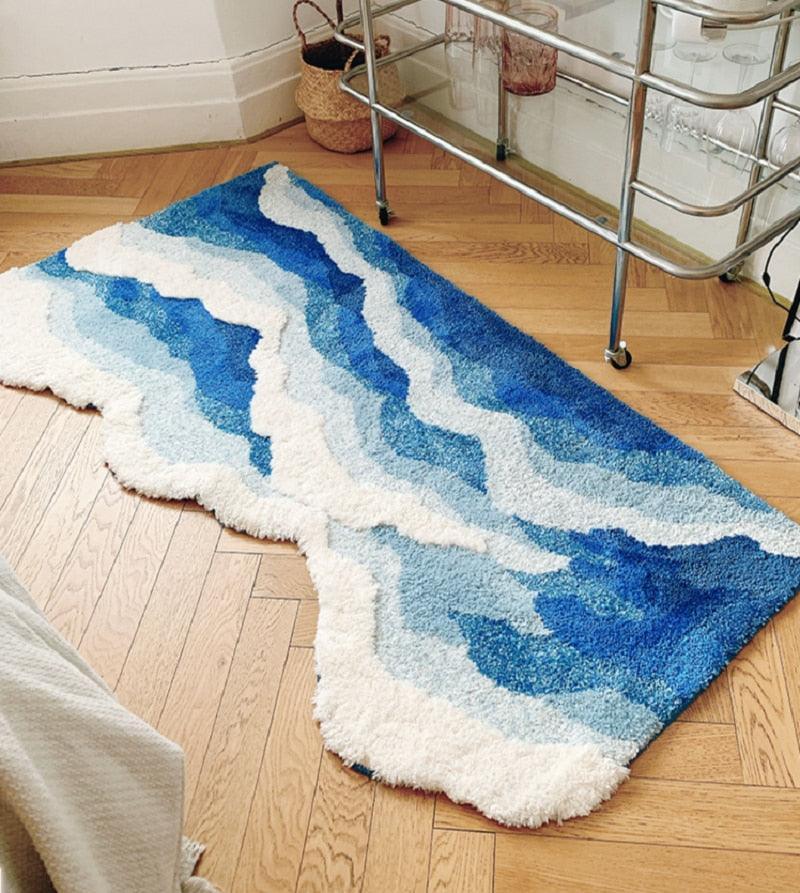 Tapis vinyl vagues Poséidon 