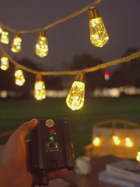 Solar Weihnachts-Lichterkette 16er