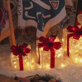 Halloween & Weihnachten Leuchtende Geschenkboxen