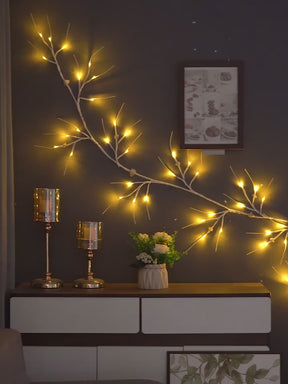 Halloween & Weihnachten LED Zweig Girlande