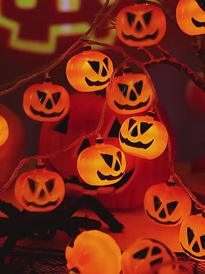 Halloween Kürbis Lichterkette