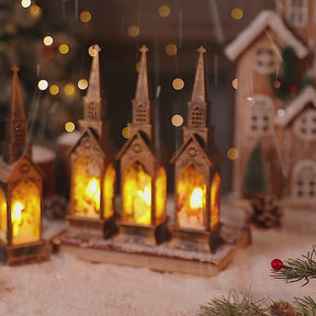 LED Weihnachtskerzen 4er-Set