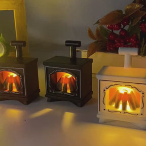 Weihnachts LED Kamin Teelicht