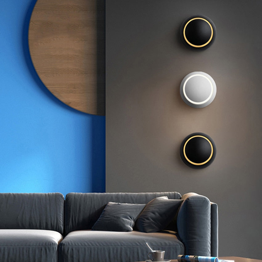 Moderne 360° LED-Wandleuchte-Aster Selection