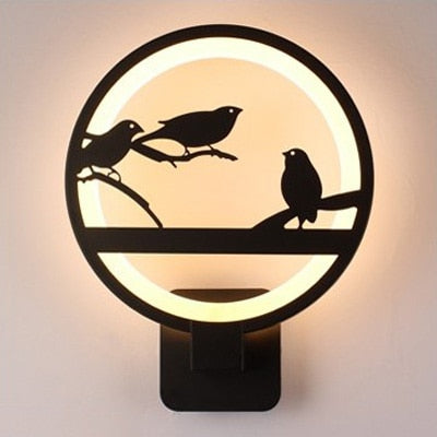 LED Wandleuchte Wald Design warmes Licht moderne Wandbeleuchtung