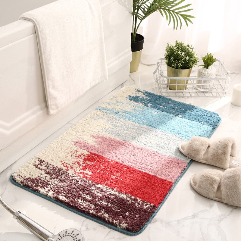 Tapis de salle de bain vintage