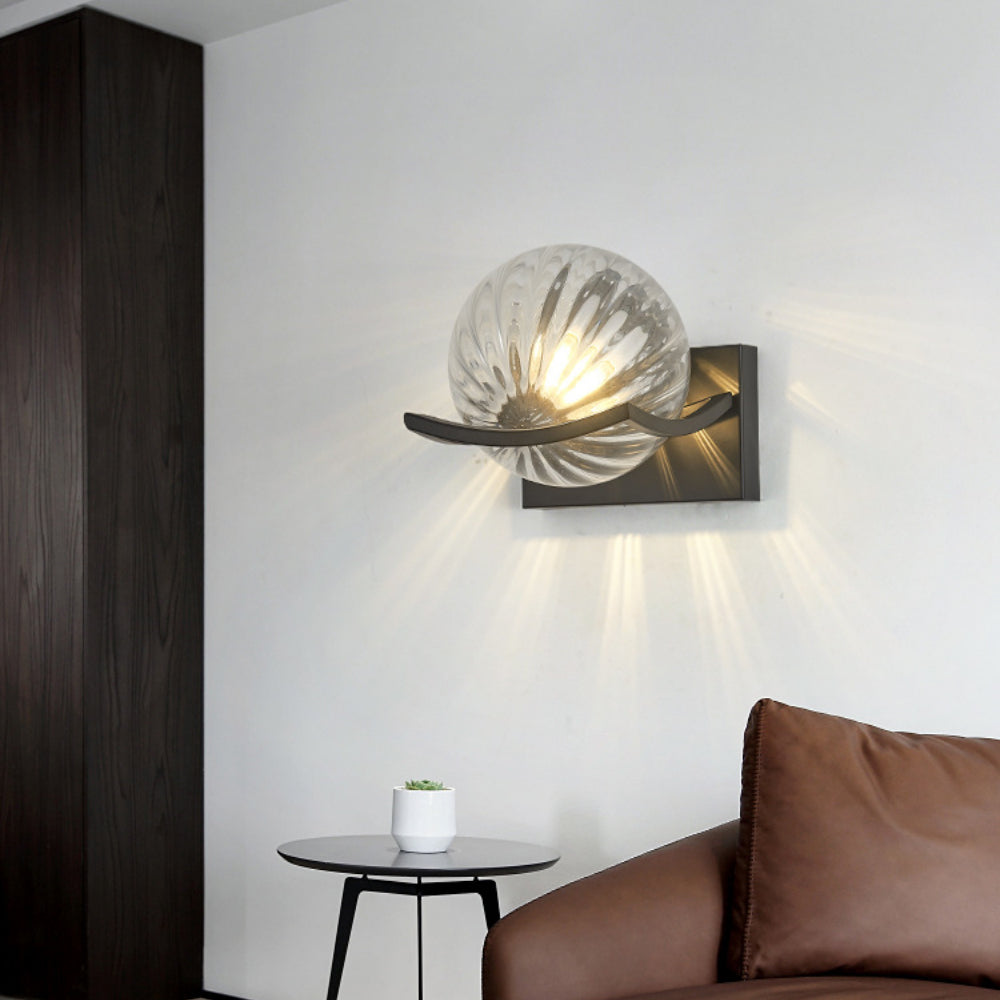 Applique murale LED en verre