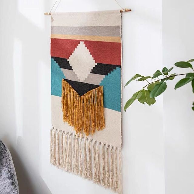 Handgemaakt boho-tapijt 