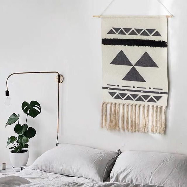 Handgemaakt boho-tapijt 