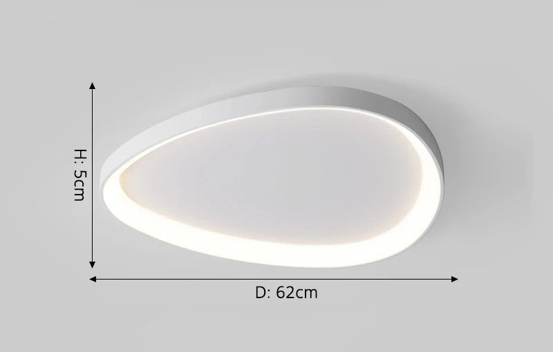 Moderne runde LED-Deckenleuchte