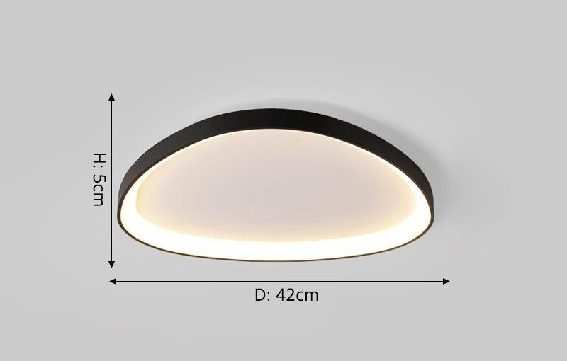 Moderne runde LED-Deckenleuchte