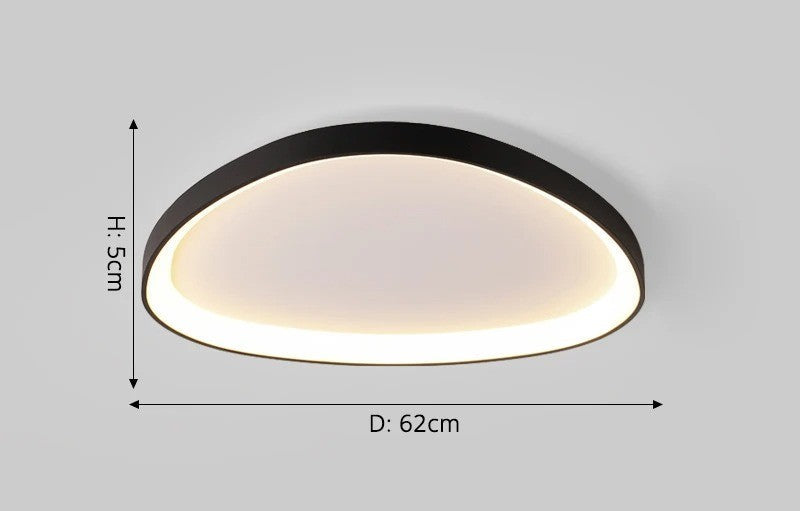 Moderne runde LED-Deckenleuchte