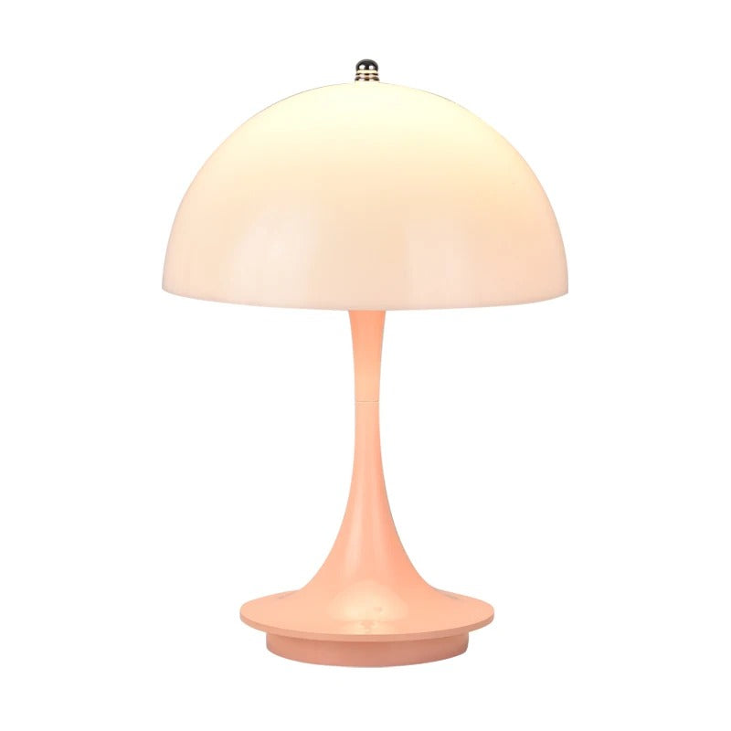 Lampe de table de luxe au design champignon