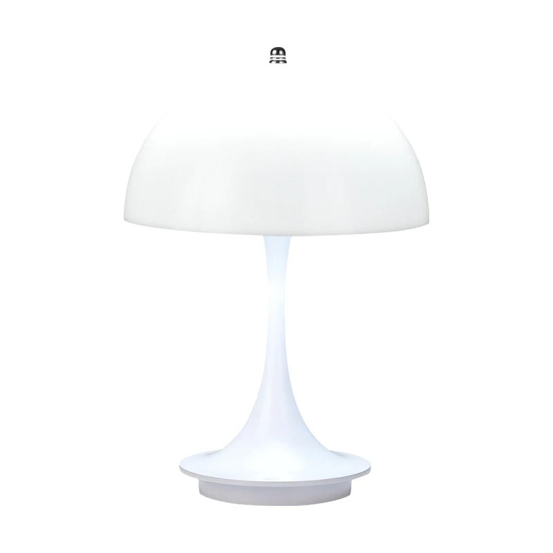 Lampe de table de luxe au design champignon