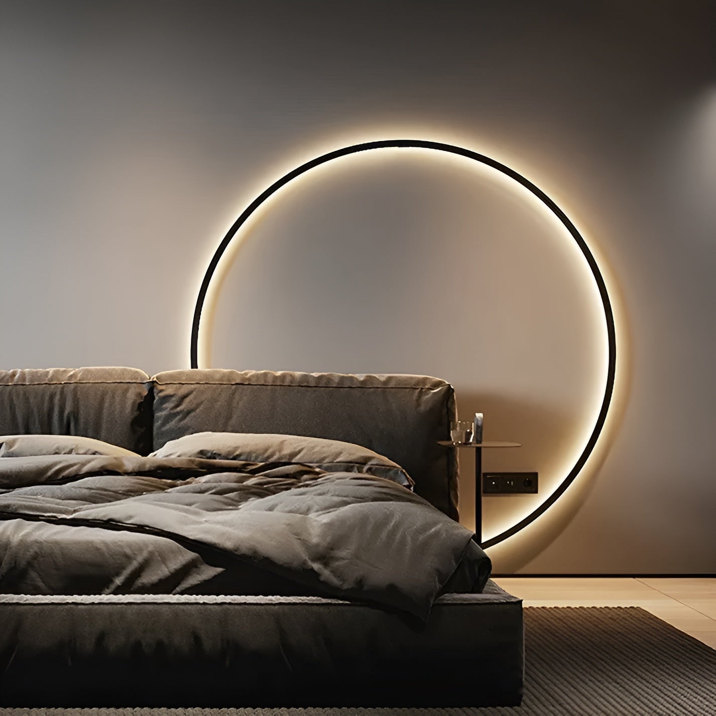 Applique murale LED ronde minimaliste 